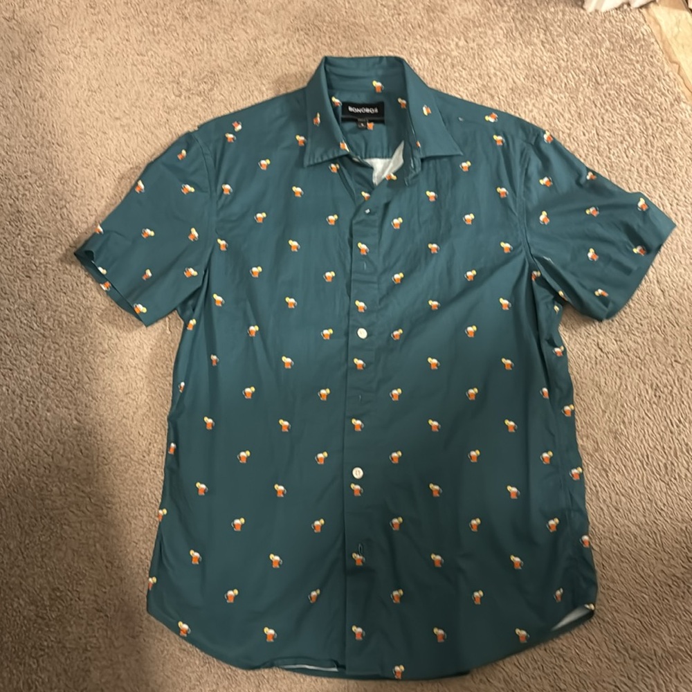 Men’s bonobos short sleeved button down